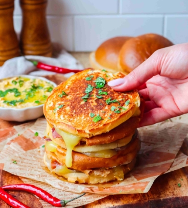 Croque Savoyard avec Dip de Courge